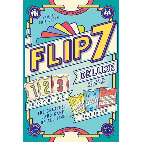 USOPAFLIP7DELUXE Flip 7 Card Game Deluxe Edition published by USAOpoly