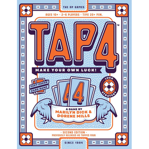 USOTAP4 Tap 4 Card Game published by USAOpoly