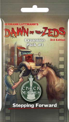 VPG12028 Dawn Of The Zeds Board Game: 3rd Edition Expansion Pack 1: Stepping Forward published by Hitpointe Sales