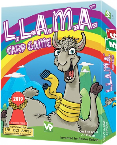 VRDLLAMA Llama Card Game published by VR Distribution