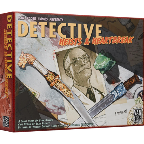 VRG407 Detective City Of Angels Board Game: Heists And Heartbreak Expansion published by Van Ryder Games