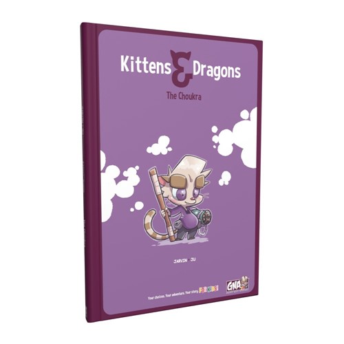 VRGGNAJR01 Kittens And Dragons Junior Graphic Adventure Novels published by Van Ryder Games