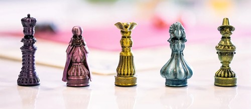 2!WGG006 Molly House Board Game: Metal Pawns published by Wehrlegig Games