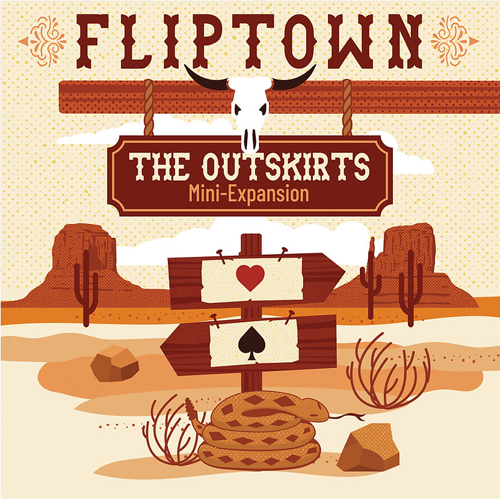 WSG0010203 Fliptown Card Game: The Outskirts Expansion published by Write Stuff Games