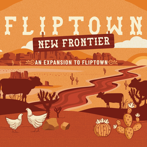 WSG00105 Fliptown Card Game: New Frontier Expansion published by Write Stuff Games