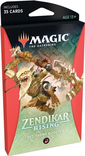 WTCC7535S5 MTG Zendikar Rising: Red Theme Booster Pack published by Wizards of the Coast