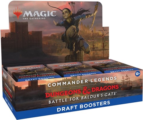 MTG Commander Legends Baldur's Gate Draft Booster Display