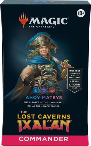 2!WTCD2393S1 MTG The Lost Caverns Of Ixalan Ahoy Mateys Commander Deck published by Wizards of the Coast
