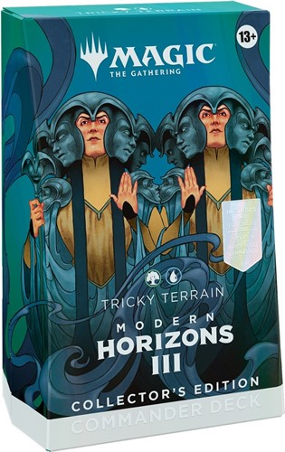 2!WTCD3294S4 MTG: Modern Horizons 3 Tricky Terrain Collectors Commander Deck published by Wizards of the Coast