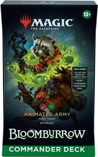 2!WTCD3427S1 MTG Bloomburrow Animated Army Commander Deck published by Wizards of the Coast