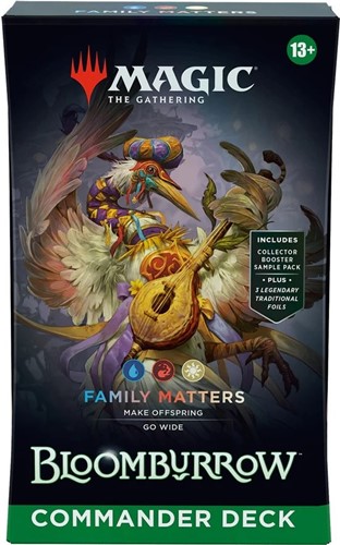 WTCD3427S2 MTG Bloomburrow Family Matters Commander Deck published by Wizards of the Coast