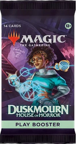 WTCD3444S MTG Duskmourn Play Booster Pack published by Wizards of the Coast