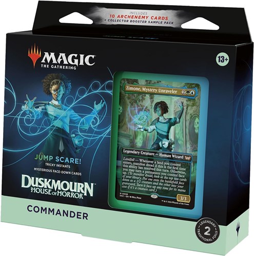 3!WTCD3447S3 MTG Duskmourn Commander Jump Scare Deck published by Wizards of the Coast