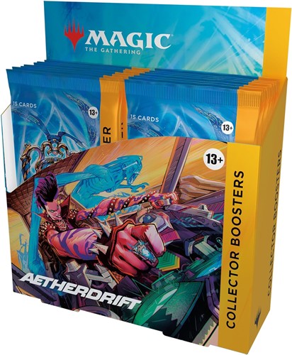 2!WTCD4132 MTG Aetherdrift Collector Booster Display published by Wizards of the Coast