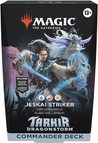 2!WTCD4275S2 MTG Tarkir Dragonstorm Jeskai Striker Commander Deck published by Wizards of the Coast