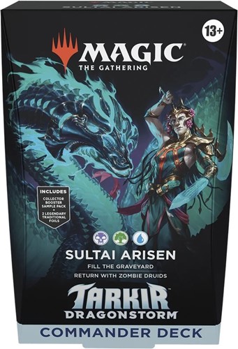 2!WTCD4275S4 MTG Tarkir Dragonstorm Sultai Arisen Commander Deck published by Wizards of the Coast