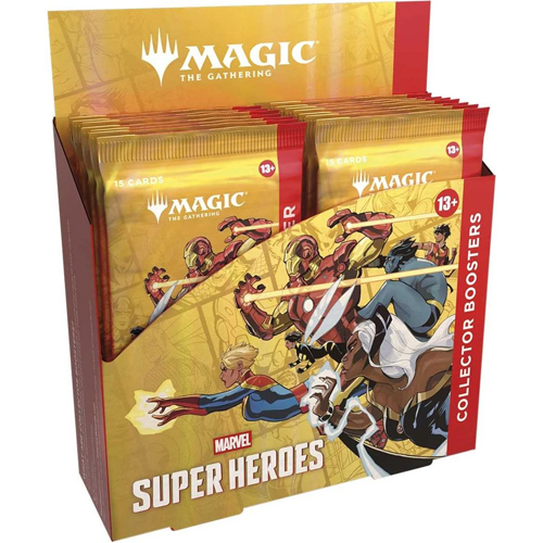 2!WTCD53580000 MTG Marvel Super Heroes Collector Booster Display published by Wizards of the Coast