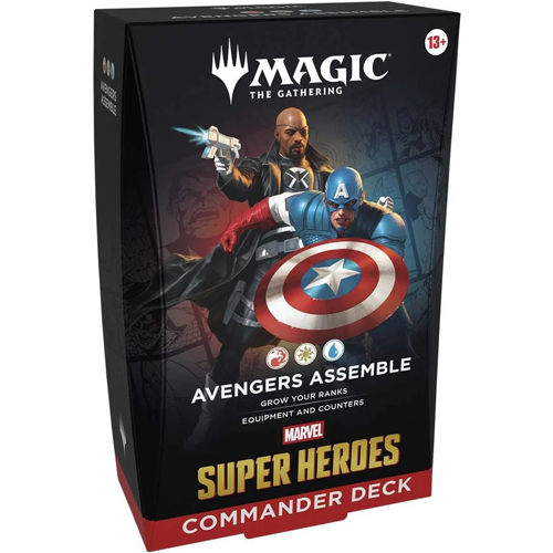 2!WTCD53610001S1 MTG Marvel Super Heroes Avengers Assemble Commander Deck published by Wizards of the Coast