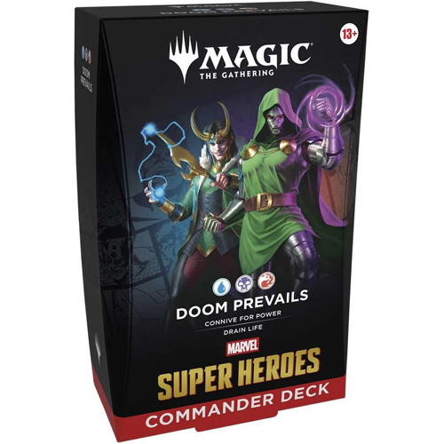 2!WTCD53610001S4 MTG Marvel Super Heroes Doom Prevails Commander Deck published by Wizards of the Coast