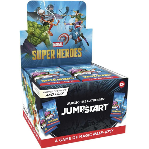 2!WTCD53630001 MTG Marvel Super Heroes Jumpstart Booster Display published by Wizards of the Coast