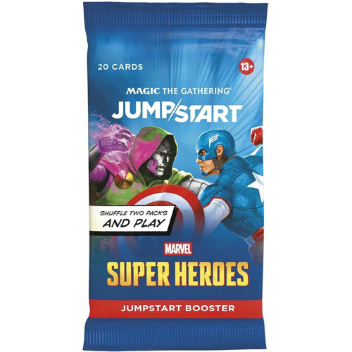 2!WTCD53630001S MTG Marvel Super Heroes Jumpstart Booster Pack published by Wizards of the Coast
