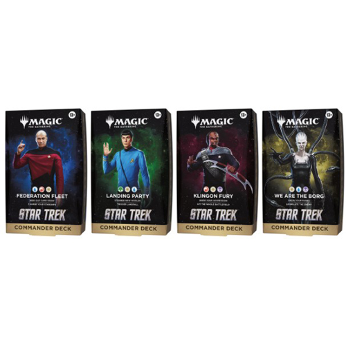 2!WTCD58990001 MTG Star Trek Commander Deck Display published by Wizards of the Coast