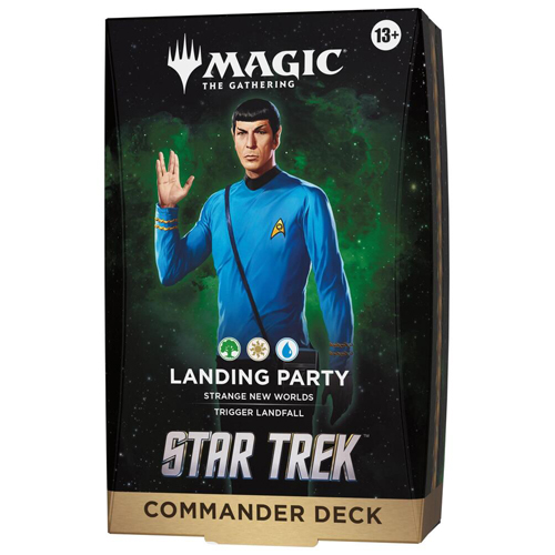 2!WTCD58990001S2 MTG Star Trek Landing Party Commander Deck published by Wizards of the Coast
