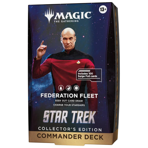 2!WTCD59000000S1 MTG Star Trek Federation Fleet Collector Commander Deck published by Wizards of the Coast