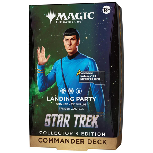 2!WTCD59000000S2 MTG Star Trek Landing Party Collector Commander Deck published by Wizards of the Coast