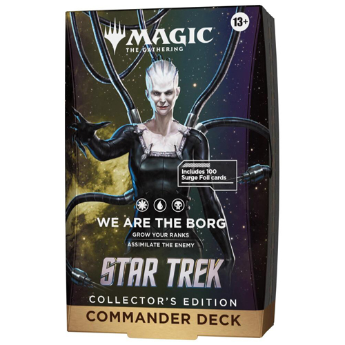 2!WTCD59000000S4 MTG Star Trek We Are The Borg Collector Commander Deck published by Wizards of the Coast