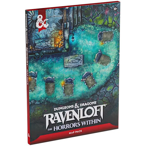 WTCD60180000 Dungeons And Dragons RPG: Ravenloft Horrors Within Map Pack published by Wizards of the Coast