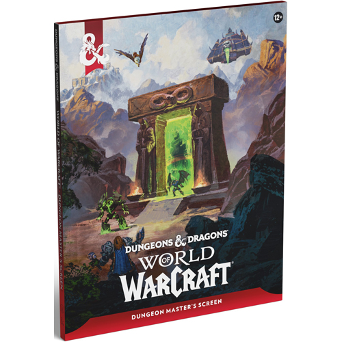 WTCD63460000 Dungeons And Dragons RPG: World Of Warcraft Expansion Dungeon Master's Screen published by Wizards of the Coast