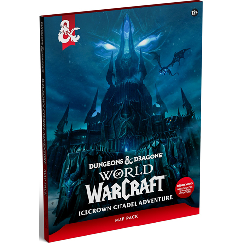 WTCD63470000 Dungeons And Dragons RPG: World Of Warcraft Expansion Icecrown Citadel Adventure Map Pack published by Wizards of the Coast