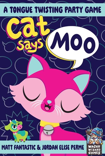 WWGCSM001 Cat Says Moo Card Game published by Wise Wizard Games