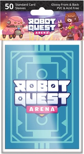 WWGRQ805 Robot Quest Arena Card Game: 50 Sleeves published by Wise Wizard Games