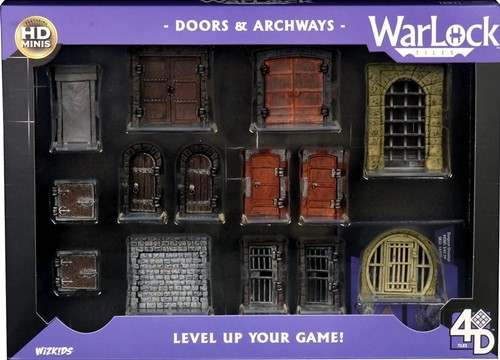 WZK16503 WarLock Tiles System: Doors And Archways published by WizKids Games