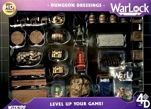WZK16537 WarLock Tiles System: Dungeon Dressings: Merchant's Row published by WizKids Games