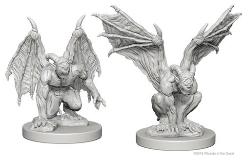 WZK72561S Dungeons And Dragons Nolzur's Marvelous Unpainted Minis: Gargoyles published by WizKids Games