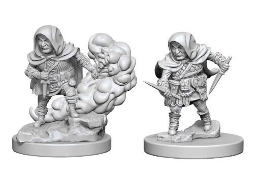WZK72626S Dungeons And Dragons Nolzur's Marvelous Unpainted Minis: Halfling Male Rogue published by WizKids Games
