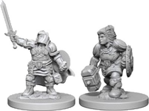 Dungeons And Dragons Nolzur's Marvelous Unpainted Minis: Dwarf Female Paladin