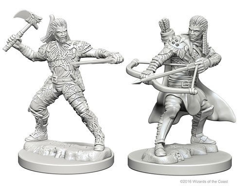 WZK72635S Dungeons And Dragons Nolzur's Marvelous Unpainted Minis: Human Male Ranger published by WizKids Games