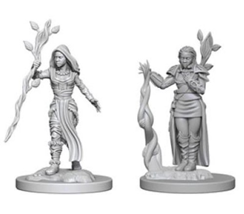 WZK72640S Dungeons And Dragons Nolzur's Marvelous Unpainted Minis: Human Female Druid published by WizKids Games