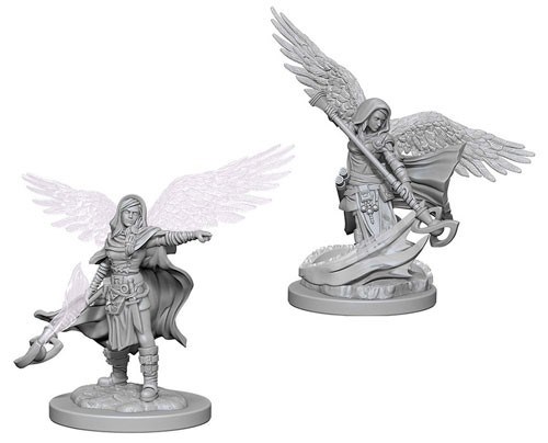 WZK73197S Dungeons And Dragons Nolzur's Marvelous Unpainted Minis: Aasimar Female Wizard published by WizKids Games