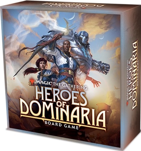 2!WZK73310 Magic The Gathering Board Game: Heroes Of Dominaria Board Game Standard Edition published by WizKids Games