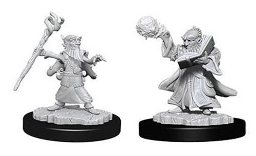 WZK73382S Dungeons And Dragons Nolzur's Marvelous Unpainted Minis: Gnome Male Wizard published by WizKids Games