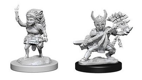 Dungeons And Dragons Nolzur's Marvelous Unpainted Minis: Halfling Female Fighter