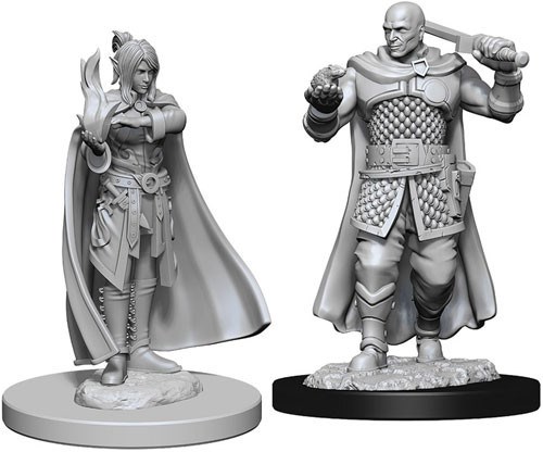 WZK73675S Dungeons And Dragons Nolzur's Marvelous Unpainted Minis: Minsc And Boo And Delina published by WizKids Games