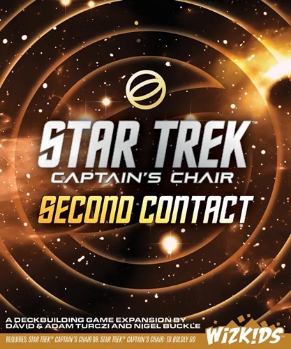 2!WZK87635 Star Trek: Captain's Chair Card Game: Second Contact Expansion published by WizKids Games