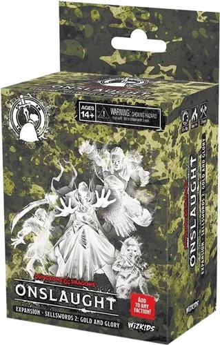 2!WZK89724 Dungeons And Dragons Onslaught: Sellswords 2 Gold And Glory Expansion published by WizKids Games