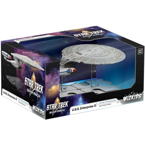 2!WZK89852 Star Trek: Into The Unknown - U.S.S. Enterprise-D Ship Pack published by WizKids Games